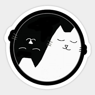 Yin and Yang Sticker